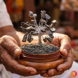 Pyrite Gemstone Dome Tree
