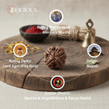 Nepal Origin 4 Mukhi Lab Certified Rudraksha - 18mm - 22mm Religious Bazar