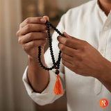 108+1 Vedic Karungali Mala - Authentic Ebony Wood Beads (Government Certified) Religious Bazar