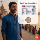 Divya Raksha Authentic Karungali Mala with Silver Capping Religious Bazar