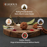 Nepal Origin 8 Mukhi Lab Certified Rudraksha - 17mm to 22mm Religious Bazar